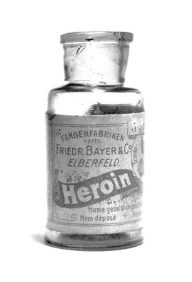 409px-Bayer Heroin bottle